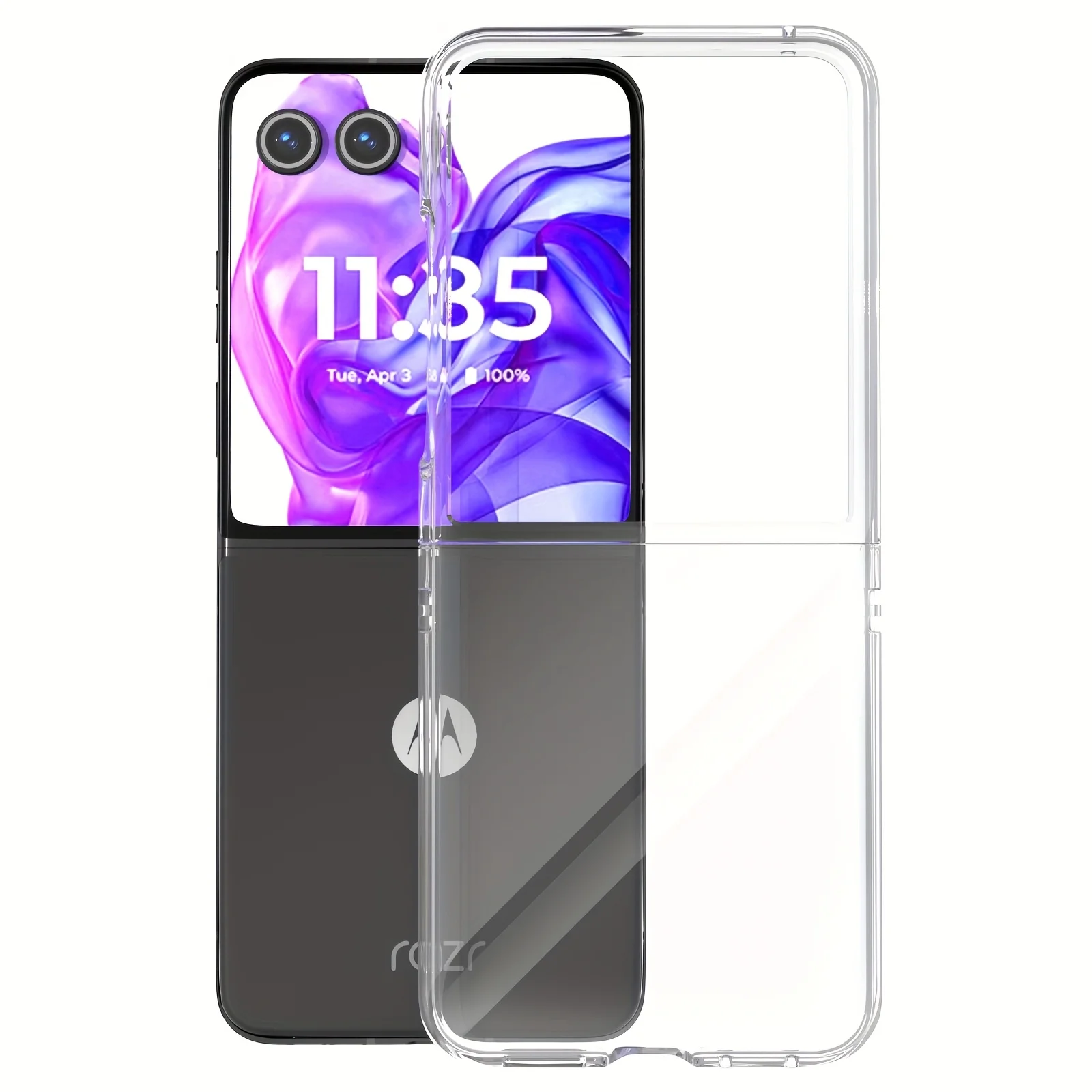 Clear Phone Case For Motorola Razr 40 50 Ultra Case Hard PC Transparent Back Cover Moto Razr 40 Ultra Razr50 2024 Cases Funda
