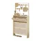 Cream wind ultra-thin shoe cabinet 17cm tipping bucket household shoe rack extremely narrow large capacity shoe rack
