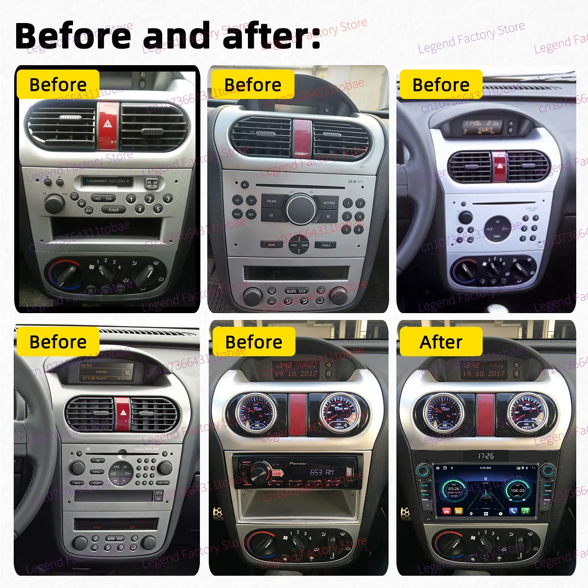 Wireless Carplay Android Auto Android Car Multimedia 2 Din Radio for Opel Tigra TwinTop 2004-2009 Head Unit GPS 7" Screen Stereo