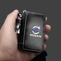 Chiave dell'automobile Borsa di Protezione Portachiavi Mini Auto Chiave Caso Portafoglio Borsa Con Cerniera Portachiavi Per Volvo xc60 xc90 v40 v60 v50 s60 Accessori