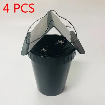 4PCS Outdoor Reusable Plastic Pest Control Bucket Killer Mosquito Trap