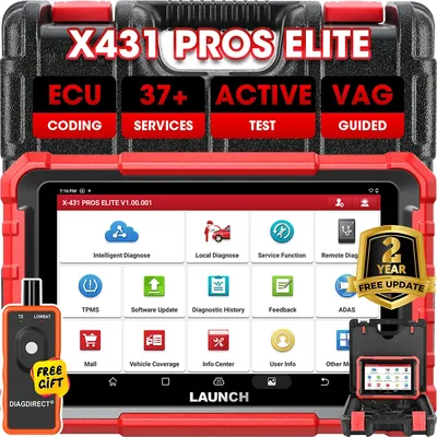 LAUNCH X-431 PROS Elite Car Diagnostic Tools Professional OBD 2 Diagnostic Tool Auto Automotive Tool Auto Scanner