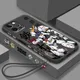 G-GUNDAMS Cool Cute Anime Phone Case For Apple iPhone 16 15 14 13 12 11 XR XS X Pro Max Plus Liquid Left Rope Soft Cover