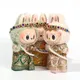Set di collane con fascia per capelli da abito tailandese per mini vestiti per bambole Ropa Labubu da 17 cm Decorazione carina Abiti alla moda Abiti in stile tailandese