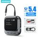 Joyroom Trasmettitore ricevitore Bluetooth 5.4 per auto Adattatore Bluetooth per auto AUX 2 in 1 con display a LED per musica per auto/chiamate in vivavoce