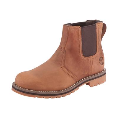 Chelseaboots TIMBERLAND "LARCHMONTMID CHELSEA BOOT", Gr. 43,5, saddle, Leder, sportlich, Schuhe, Stiefelette, Winterschuhe, Ankle Boots Image