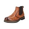 Stiefelette BUGATTI "bugatti Stiefelette Leder/Textil", Herren, Gr. 41, braun (cognac), Leder, Textil, casual, Schuhe