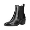 Stiefelette TAMARIS "Tamaris Stiefelette Leder/Textil", Damen, Gr. 40, schwarz, Leder, Textil, casual, Schuhe
