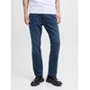 Straight-Jeans JACK & JONES "JJICLARK JJORIGINAL SQ 2", Herren, Gr. 33, Länge 30, blau (blau denim), Denim/Jeans, Obermaterial: 76% Baumwolle, 22% Polyester, 2% Elasthan, Abriebeffekte, casual, straight fit knöchellang, Jeans