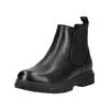 Stiefelette TAMARIS "Tamaris Stiefelette Leder/Textil", Damen, Gr. 38, schwarz, Leder, Textil, casual, Schuhe