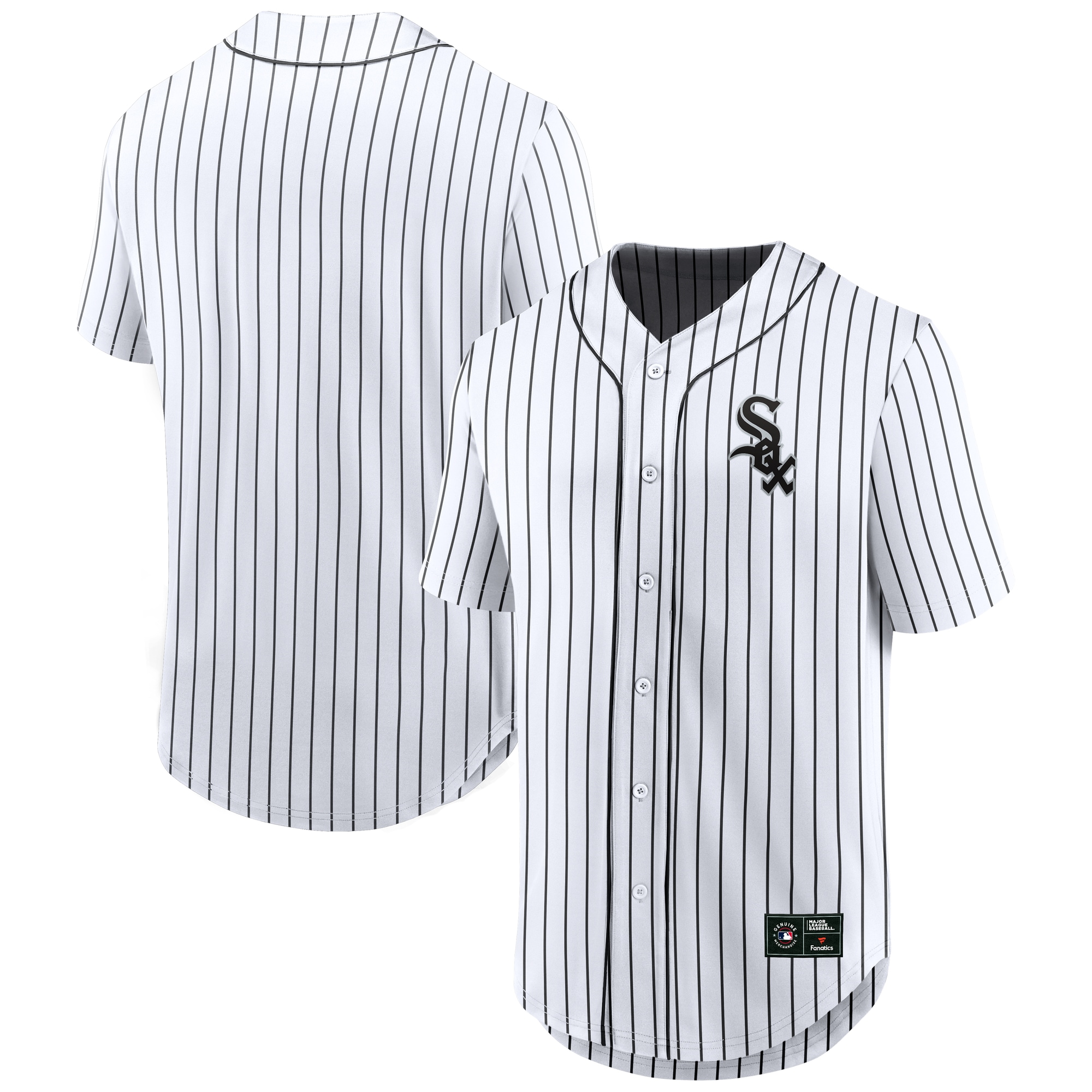 Footballtrikot FANATICS "Fanatics Trikot Chicago White Sox Core Foundation", Kinder, Gr. XXL, weiß, 100% Polyester, Trikots