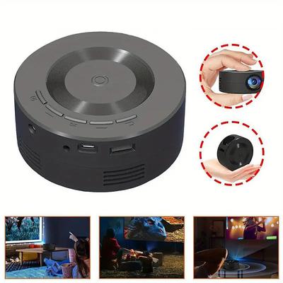 Mini Portable Projector S1 Enjoy Home Theater Anywhere - Compatible with Smartphones Laptops HDMI USB and SD Cards