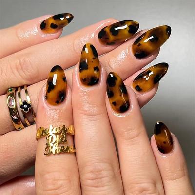 24 Pcs Halloween Press on Nails Long Stiletto Fake Nails Red Black Gradient False Nails with 3D Design Goth Acrylic Nails Press ons Halloween Glue on Nails Full Cover Reusable Stick on Nails for Women