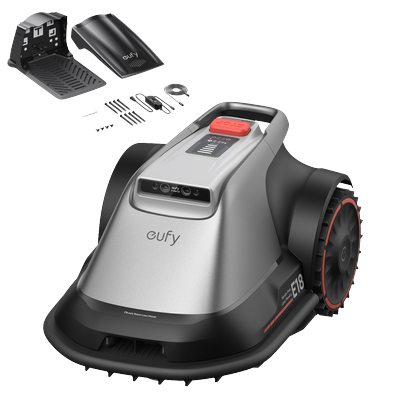 eufy Robot Lawn Mower E18 + Base Station (For Mulit-Area Mowing) Gray