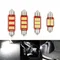 2 pièces lumières intérieures LED 31mm 36mm 39mm 41mm feston c5w c10w intérieur dôme lumière lecture lumière plaque d'immatriculation lumière Camping lumière
