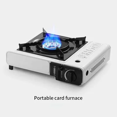 Outdoor Kassette Herd Butan Gas Brenner Tragbare BBQ Hot Pot Herd Leichte Haushalt Kochen Ausrüstung für Camping Wandern