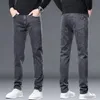 Herbst Sommer Denim Jeans Männer Gerade Stretch Regelmäßige Jeans für Mann Schwarz Klassische Vintage Herren Hose Große Größe 29-38 40 Koreanische