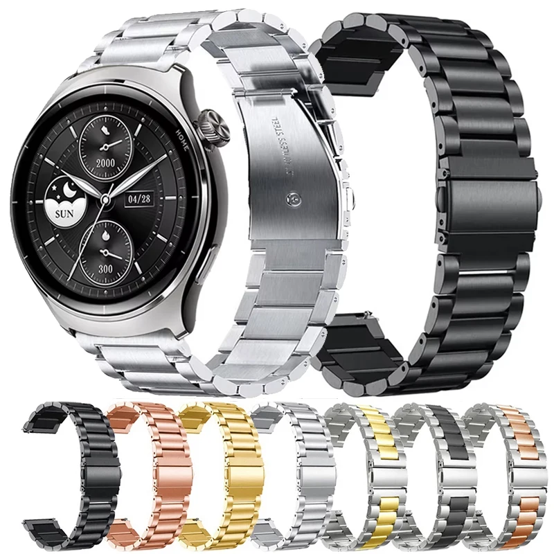 Edelstahl Armband Für Mibro Lite3 Pro Metall Armband Für Mibro C4 C3 Armband Für MIBRO A3 A2 A1 X1/T2 Strap Correas Image