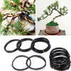 Insgesamt 5 m (schwarz) Bonsai-Draht, eloxierter Aluminium-Bonsai-Trainingsdraht, 5 Größen (1,0 mm, 1,5 mm, 2,0 mm, 2,5 mm, 3 mm) für Pflanzenformen
