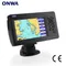 ONWA KP-39A 7-Zoll-Farb-LCD-GPS-Kartenplotter mit GPS-Antenne und integriertem AIS-Transponder der Klasse B, kombinierter Marine-GPS-Navigator