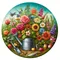 Vintage Rose Garden 8x8