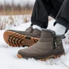 Männer Stiefel Warm Halten Winter Schuhe für Männer Wasserdichte Stiefeletten Pelz Schuhe Schnee Stiefel Winter Casual Schuhe Booties Männer
