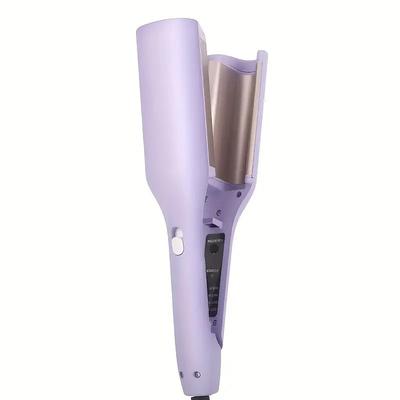 Hair Styling Tool with Negative Ionic Technology Curling Iron for Quickly Creating Smooth Waves US Plug 32mm Wavy Curling Iron Deep U-Shaped Wool Curls for Long-Lasting Styling