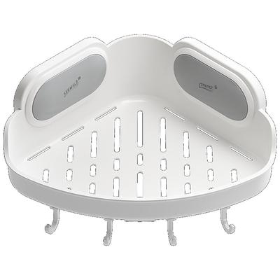 TAILI Shower Caddy Suction Cup Shower Shelf, Waterproof Vacuum Shower Caddy with Hooks, Bathroom Shower Basket Wall Mounted Shower Organizer for Shampoo, Body Wash, Conditioner, Soap