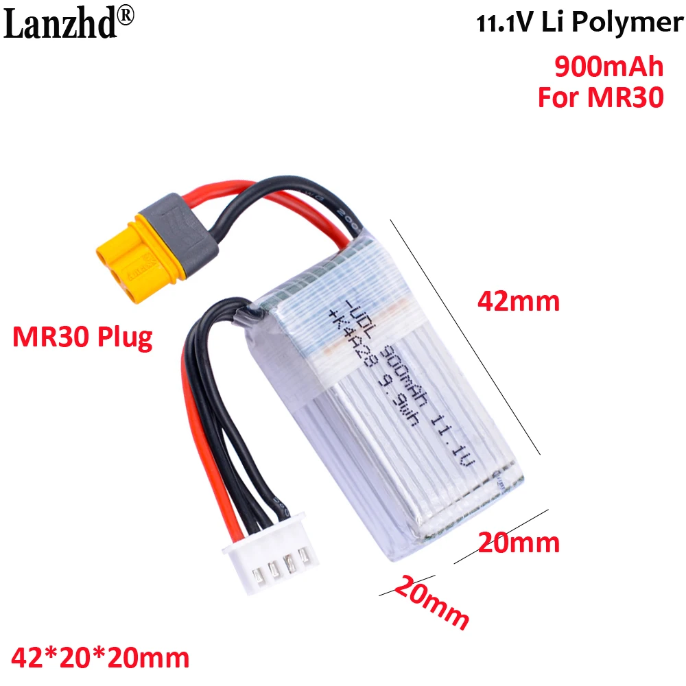 11.1v battery with MR30 Plug For p320 m17m18x5 For Alpha smc compatible accessory electric toy gun MR30 batteries