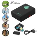 Mini A8 No GPS Tracker Localizzatore in tempo reale Auto per bambini Pet GSM/GPRS/LBS Adattatore di alimentazione di tracciamento con pulsante SOS Cavo USB