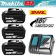 NUOVO 100% Originale Makita 18V 6.0Ah Batteria Ricaricabile Makita 18V BL1830 BL1830B BL1840 BL1840B BL1850 BL1850B Utensili Elettrici