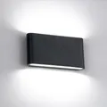 Lampada da parete nordica Lampada da parete per interni impermeabile in alluminio IP65 Luci da corridoio per scale domestiche Lampade da comodino per camera da letto