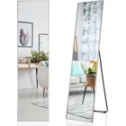 Specchio da Parete Lungo, Specchio ingresso Senza Carda Specchiera Rettangolare, 160 x 40 cm per Soggiorno, Specchio Ca