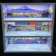 3 strati 1/64 Bilancia Realistica Diorama Auto Garage Modello Illuminazione A LED Auto Showroom Parcheggio Scena Display Modelli Set Giocattoli