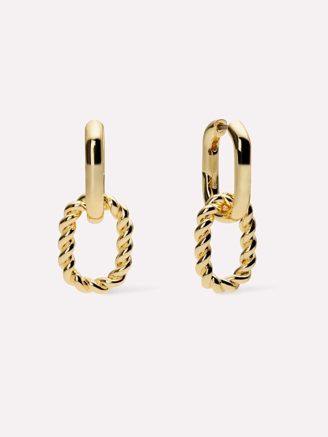 Women's Ash Double Hoop Earrings by Ana Luisa in Gold (Size OS)