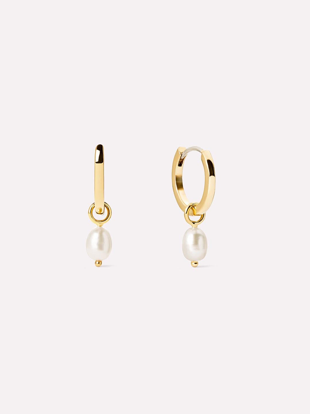 Women's Frida Pearl Huggie Hoops by Ana Luisa in Gold (Size OS)