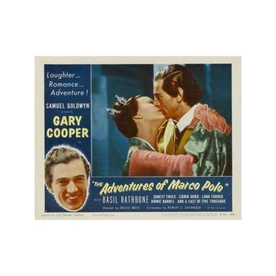 The Adventures of Marco Polo Poster Movie B 11 x 14 In - 28cm x 36cm Gary Cooper Sigrid Gurie Basil