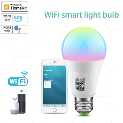 MFI Certified Homekit WiFi Smart LED Light Bulb GU10 E14 E27 RGB Lamp Siri Voice Control Homekit Alexa Google Home Dimming