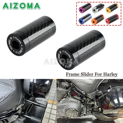 Motor Rahmen Slider Fallende Stoßstange Crash Pad Crash Schutz Schutz Für Harley Softail Low Rider ST117 FXLRST Crash Bar Sliders