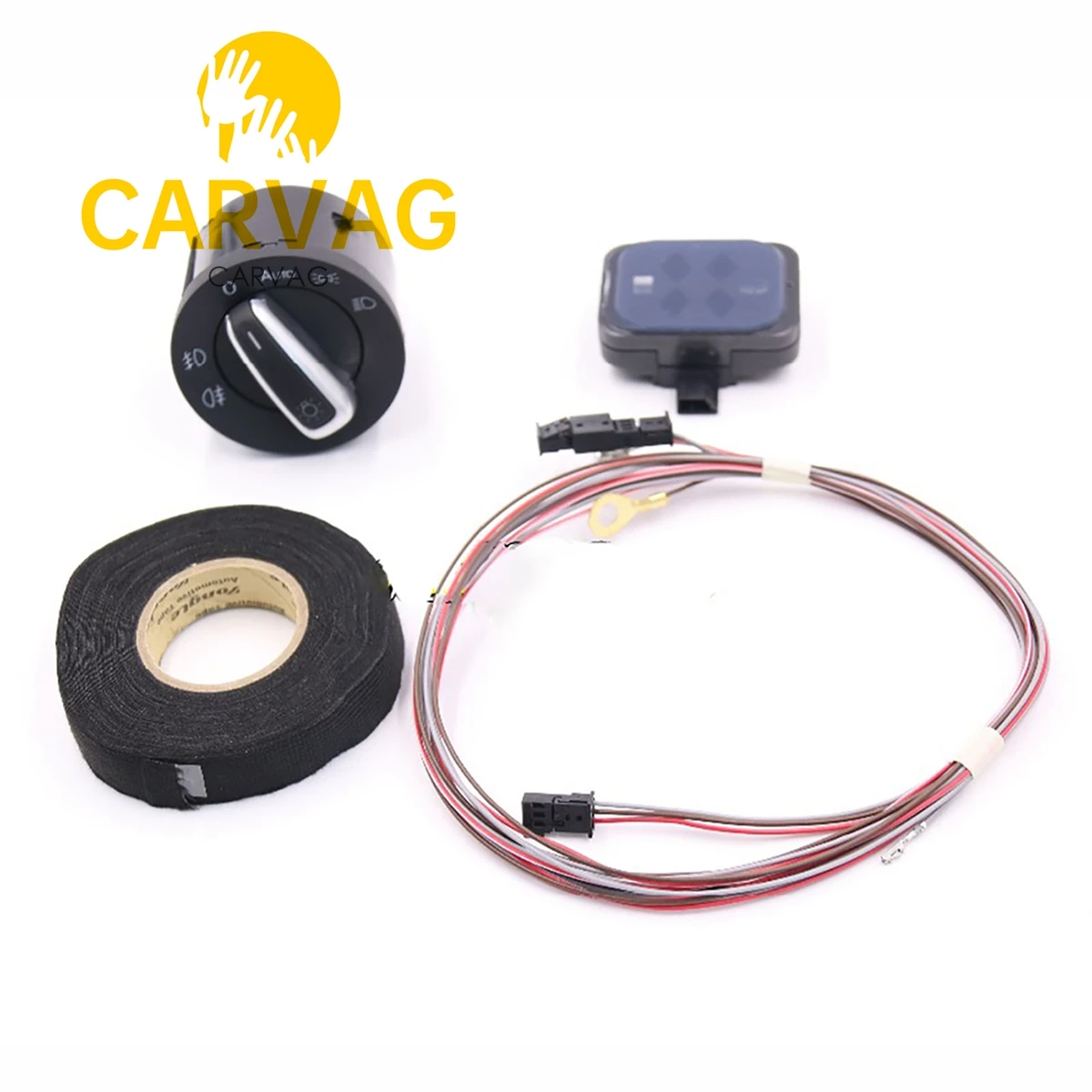 Interruttore fari AUTO SENSORE pioggia + FILI/CAVO/ARNESS PER VW GOLF 6 TIGUAN JETTA MK5 MK6 TOURAN