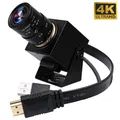 Telecamera USB per videoconferenze ELP 4K HDMI H.264 con obiettivo zoom manuale da 2,8-12 mm Telecamera CCTV industriale IMX415 per Windows