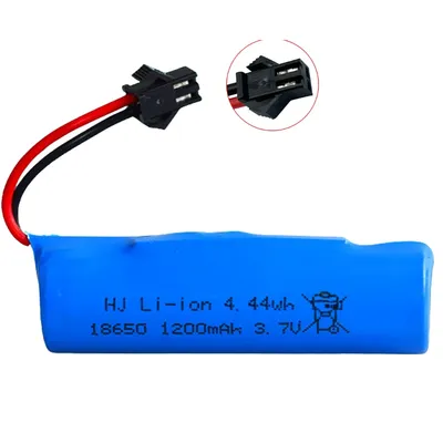 3.7V 18650 1200mAh 18650 Rechargeable Battery Li-Ion 18650 Battery SM Plug 3.7V Rechargeable Battery 18650