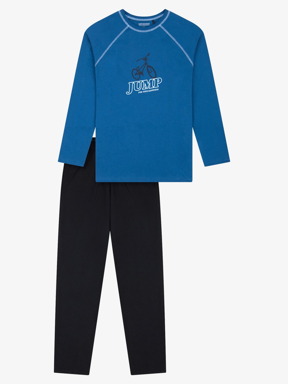 Schiesser Pyjama Jungen blau, 176 Image