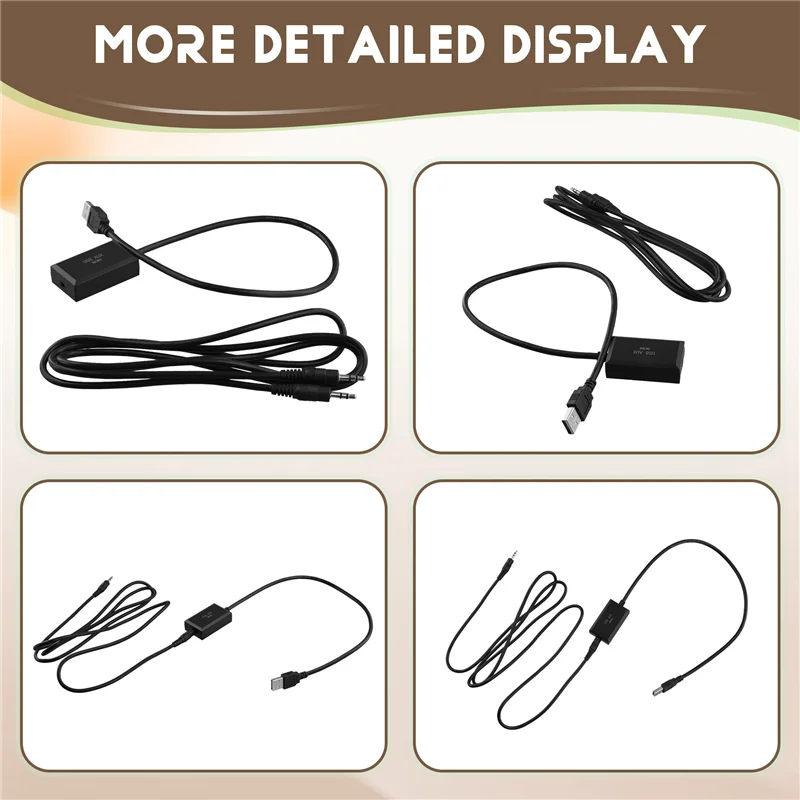 NEUE-7 Zoll Auto Bildschirm Audio Eingang AUX Zu USB Audio Ausgang AUX Aktivator Für Mercedes Benz NTG 5,0 System Image