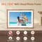 Cornice per foto digitale WiFi da 10,1/15,6 pollici Cornice digitale intelligente da 32 GB con cornice digitale per touch screen HD 1920 * 1080 IPS Regalo