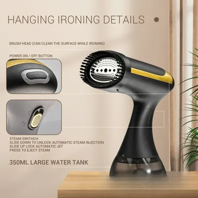 Handheld clothes steamer Europe and USA portable ironing machine for home travel compact size powerful steam output