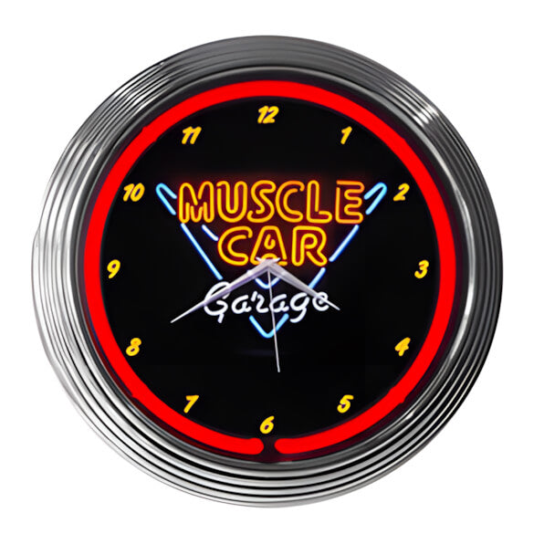 Neonetics 15-Inch Muscle Car Garage Neon Clock