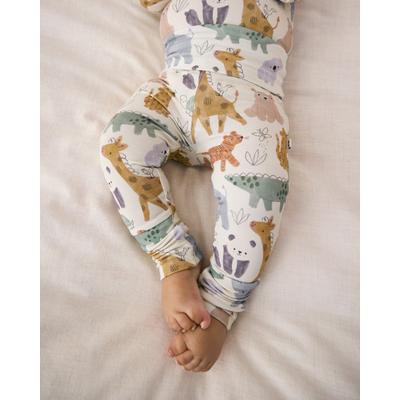 Sweet Safari Fold-Over Legging - 3-6 months