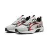 Sneaker PUMA "Milenio Tech Sneakers Erwachsene", Gr. 44, cool light gray for all time rot silber metallic, Obermaterial: Textil, Synthetik; Futter: Textil; Innensohle: Textil; Laufsohle: Gummi, Schuhe