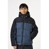 Steppjacke GARCIA, Jungen, Gr. 164/170, midnight haze, Web, Obermaterial: 100% Polyester, mehrfarbig, casual, regular fit taillenbedeckt, Langarm elastischer Bund, Jacken, mit Kapuze for BOYS